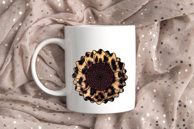 Leopard Sunflower Sublimation Sublimation Rupkotha 