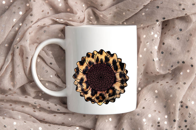 Leopard Sunflower Sublimation Sublimation Rupkotha 