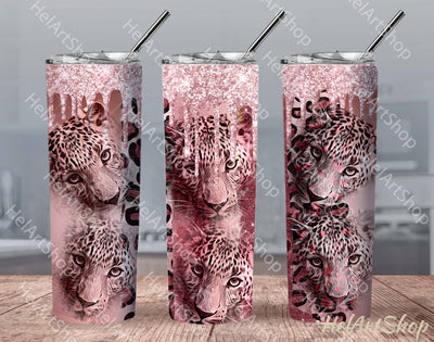 Leopard Tumbler PNG | SKINNY TUMBLER Png Sublimation _HelArtShop_ 
