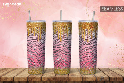 Leopard Tumbler Sublimation | Skinny 20 oz | Tapered | Straight Sublimation SvgOcean 