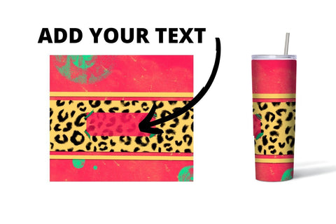 Leopard Tumbler Sublimation Sublimation SvgOcean 