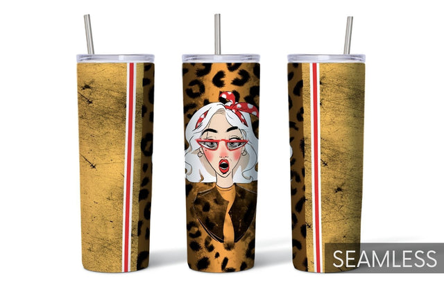 Leopard Tumbler Sublimation Sublimation SvgOcean 