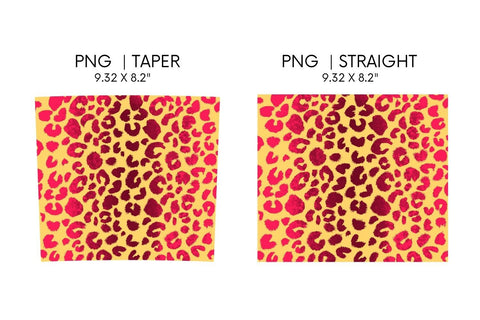 Leopard Tumbler Sublimation Sublimation SvgOcean 