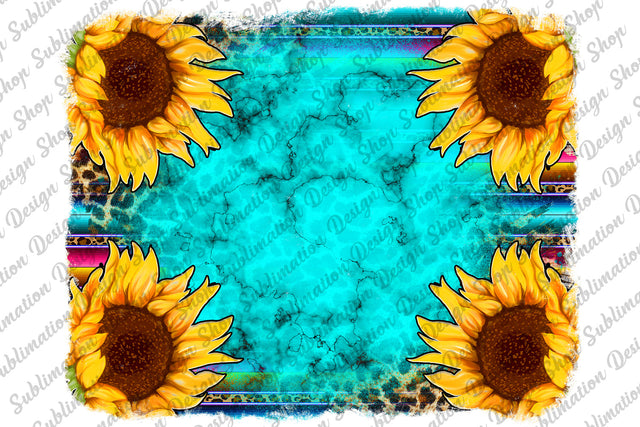 Leopard Turquoise Serape Background Png, Serape Background Png, Leopard Background, Sunflowers Background, Sublimation Designs Downloads Sublimation SublimationDesignShop 