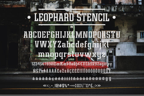 Leophard Font Arterfak Project 
