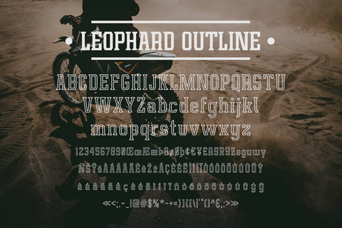 Leophard Font Arterfak Project 