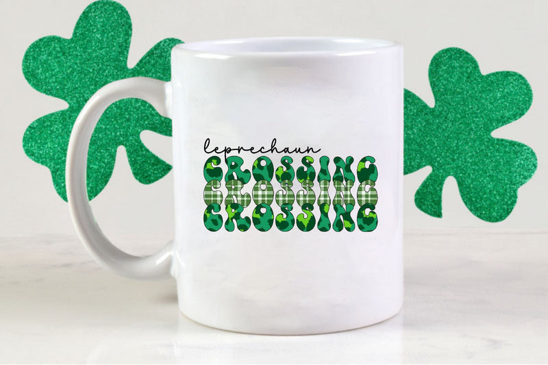 Leprechaun crossing Sublimation SVGista 