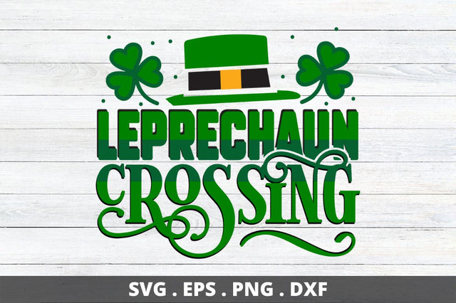 Leprechaun crossing SVG Designangry 
