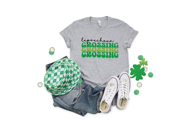 Leprechaun crossing SVG SVGista 