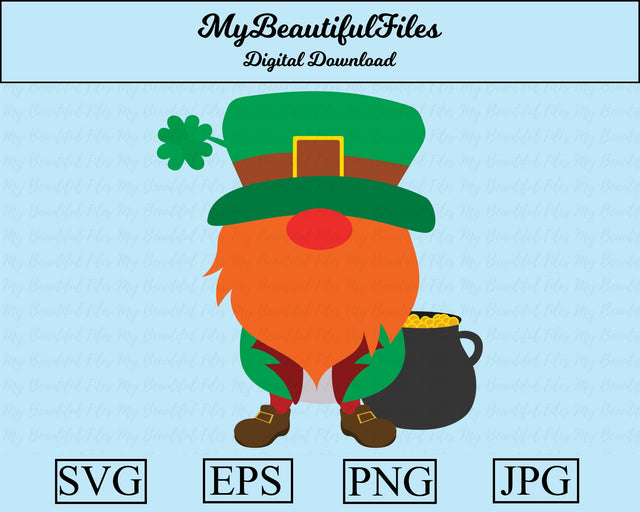 leprechaun gnome SVG MyBeautifulFiles 