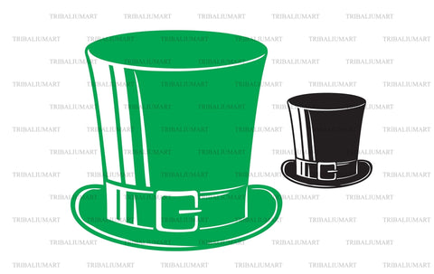 Leprechaun Green Top Hat (Saint Patrick's Day design) SVG TribaliumArtSF 