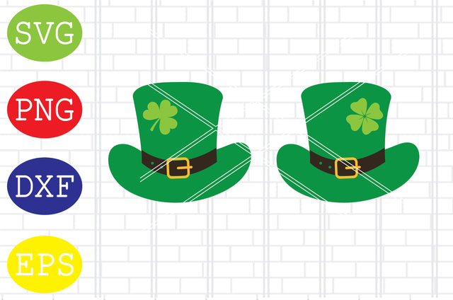 Leprechaun Hat Svg, Patrick's Day Svg, Png, Eps, Dxf Files SVG DigitalSvgFiles 