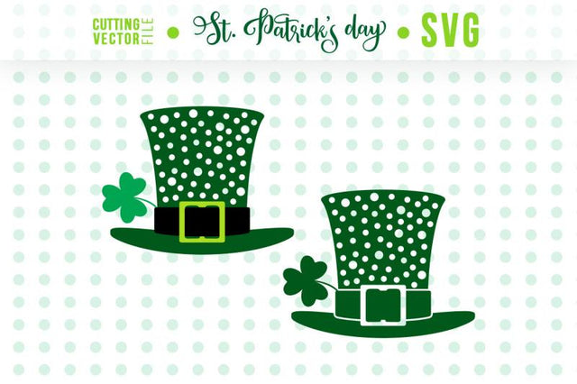 Leprechaun Hats - SVG - Files for Silhouette & Cricut SVG VectorSVGdesign 