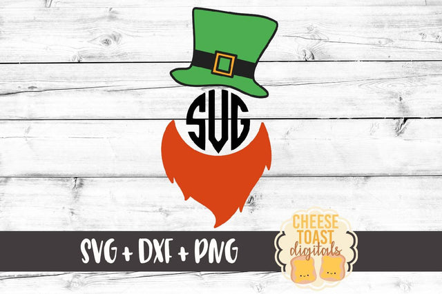 Leprechaun Monogram SVG Cheese Toast Digitals 