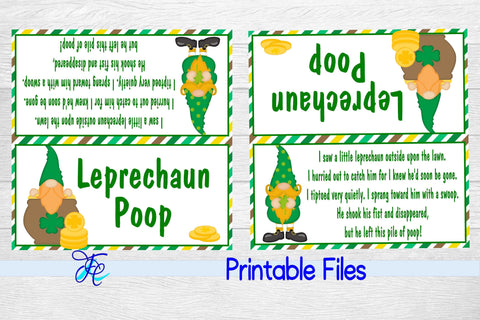 Leprechaun Poop Bag Topper 3D Paper Family Creations 