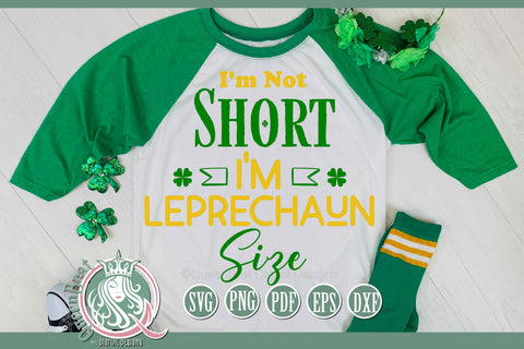 Leprechaun Size SVG SVG QueenBrat Digital Designs 
