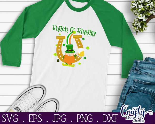 Leprechaun svg - St Patrick's day svg - Bunch O Blarney SVG Crafty Mama Studios 