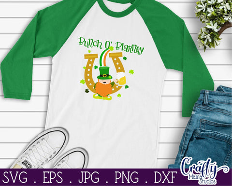Leprechaun svg - St Patrick's day svg - Bunch O Blarney SVG Crafty Mama Studios 