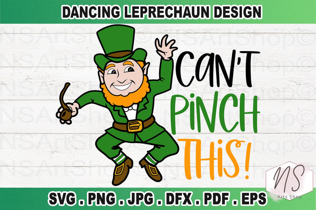 Leprechaun SVG, St Patricks Day Svg, Funny St Patricks Day svg, Funny Irish man Clipart, St Patricks day shirt svg, dxf SVG NS Arts Shop 