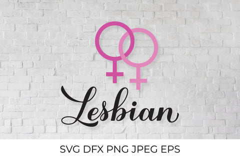 Lesbian calligraphy hand lettering SVG LaBelezoka 