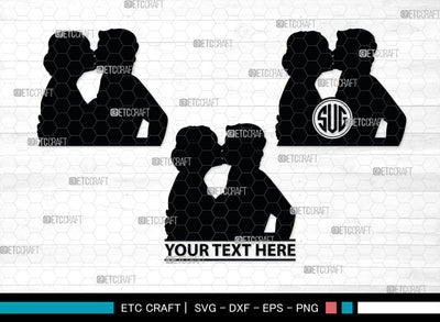 Lesbian Couple Monogram, Lesbian Couple Silhouette, Lesbian Couple SVG, Couple Svg, Homosexual Svg, Woman Lovers Svg, SB00374 SVG ETC Craft 