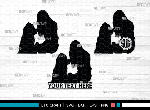 Lesbian Couple Monogram, Lesbian Couple Silhouette, Lesbian Couple SVG, Couple Svg, Homosexual Svg, Woman Lovers Svg, SB00374 SVG ETC Craft 