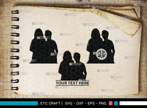 Lesbian Couple Monogram, Lesbian Couple Silhouette, Lesbian Couple SVG, Couple Svg, Homosexual Svg, Woman Lovers Svg, SB00374 SVG ETC Craft 