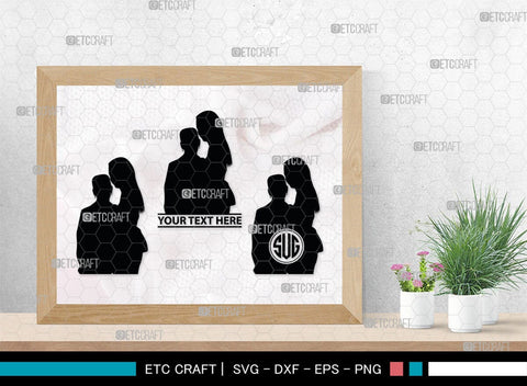 Lesbian Couple Monogram, Lesbian Couple Silhouette, Lesbian Couple SVG, Couple Svg, Homosexual Svg, Woman Lovers Svg, SB00374 SVG ETC Craft 