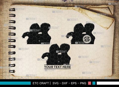 Lesbian Couple Monogram, Lesbian Couple Silhouette, Lesbian Couple SVG, Couple Svg, Homosexual Svg, Woman Lovers Svg, SB00374 SVG ETC Craft 