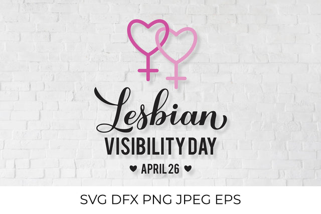 Lesbian Visibility Day SVG LaBelezoka 