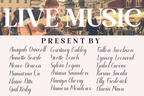 lesley lovely Font Letterena Studios 