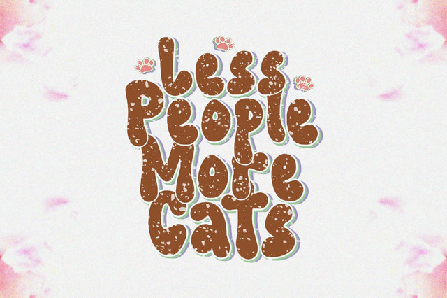 Less People More Cats Sublimation Sublimation Jagonath Roy 