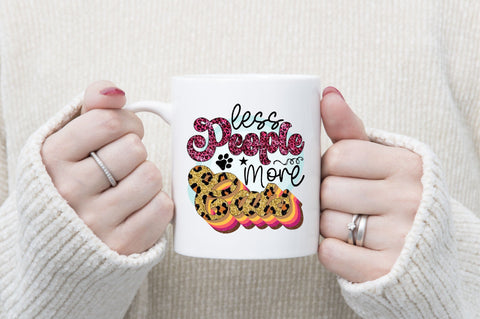 Less People More Cats Sublimation SVGArt 