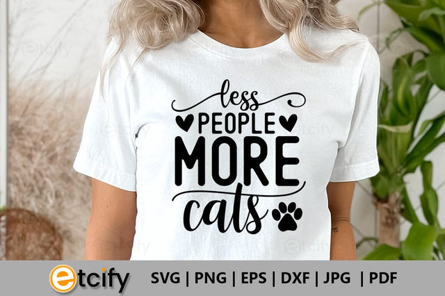 Less people more cats SVG SVG etcify 