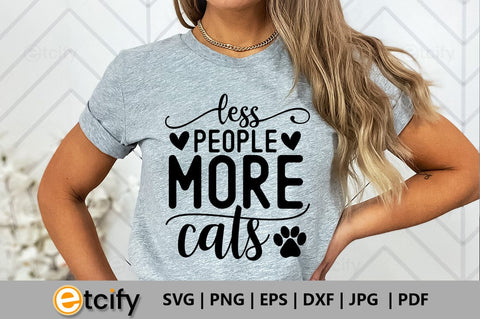 Less people more cats SVG SVG etcify 