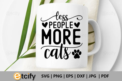 Less people more cats SVG SVG etcify 
