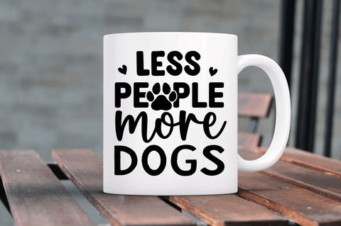 Less people more dogs SVG SVG Regulrcrative 