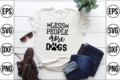 less people more dogs svg SVG shah alam 