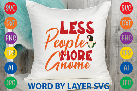 Less People More Gnome, Gnome SVG SVG Rafiqul20606 