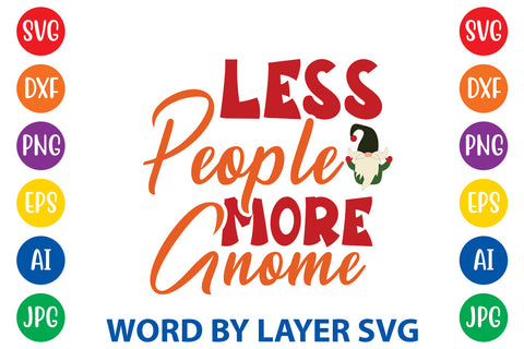 Less People More Gnome, Gnome SVG SVG Rafiqul20606 