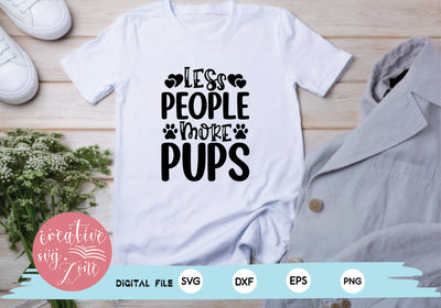 Less People More Pups SVG md faruk hossain 