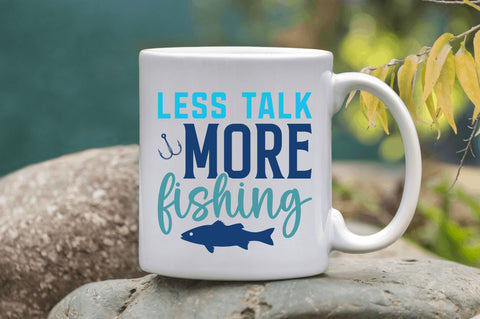 less talk more fishing SVG SVG Regulrcrative 