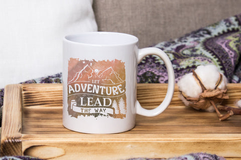 Let Adventure Lead The Way, Camping and Adventure PNG Background Sublimation SVG futivesvg 
