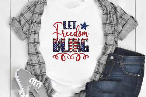 Let Freedom Bling Sublimation SVGArt 