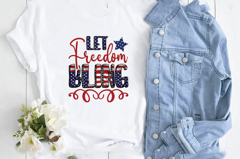 Let Freedom Bling Sublimation SVGArt 