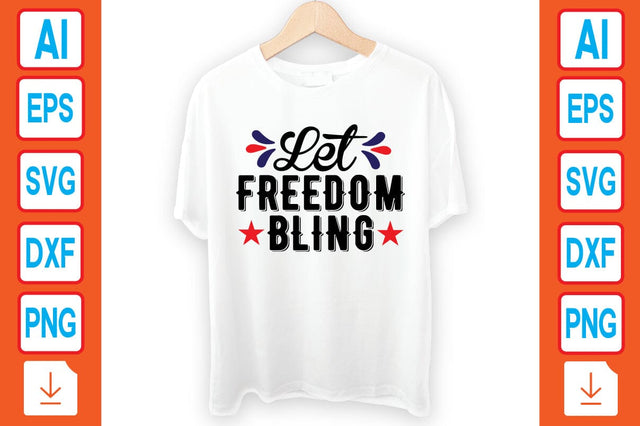 Let Freedom Bling SVG Craftlabsvg24 