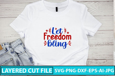 Let Freedom Bling SVG Cut File SVG Syaman 