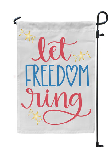 Let Freedom Ring Hand Lettered Cut File SVG Cursive by Camille 