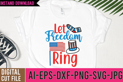 Let Freedom Ring SVG Cut Files SVG BlackCatsMedia 