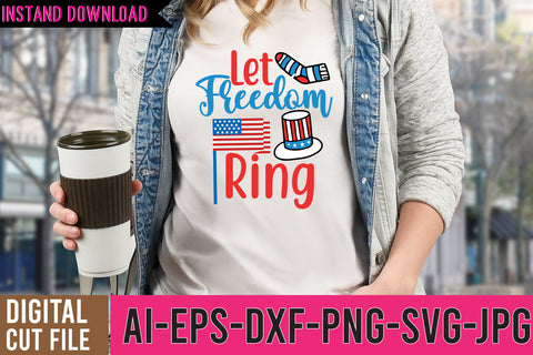 Let Freedom Ring SVG Cut Files SVG BlackCatsMedia 